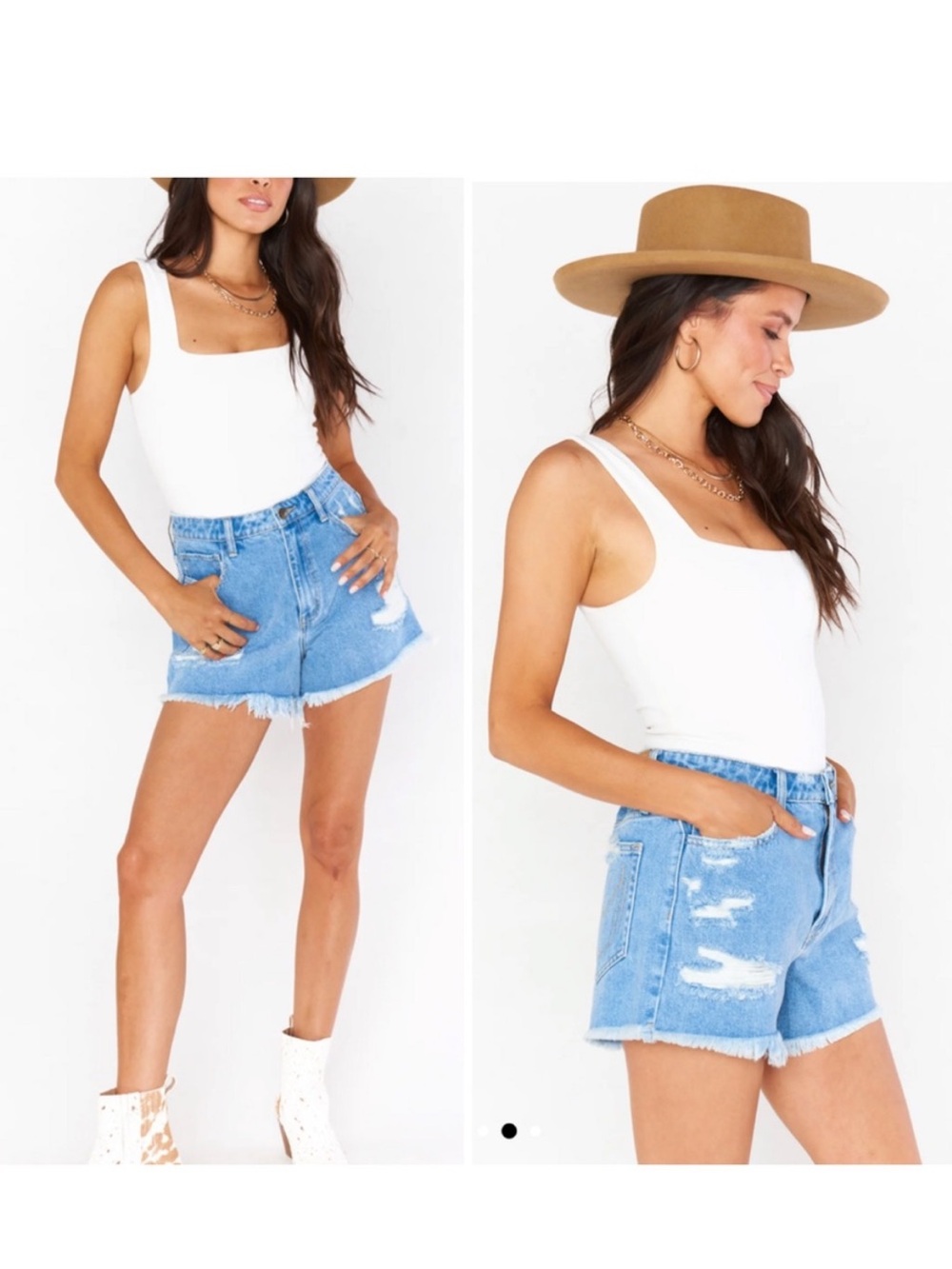 Show Me Your Mumu Jean Shorts Women’s Philly Pinch Waist NWOT